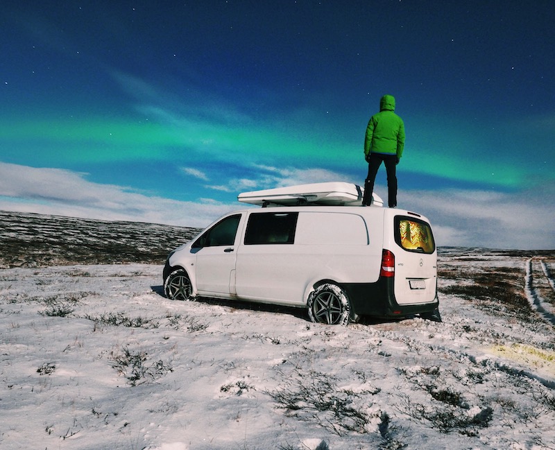 4x4 Iceland Winter camper van